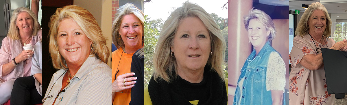 Photo montage of Jen Hawthorn