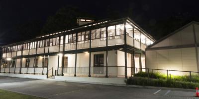 AIPM Venue - external evening photo of the venue